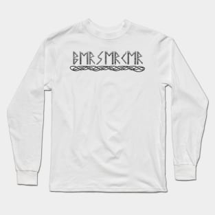 Berserker, Viking runes, norse Long Sleeve T-Shirt